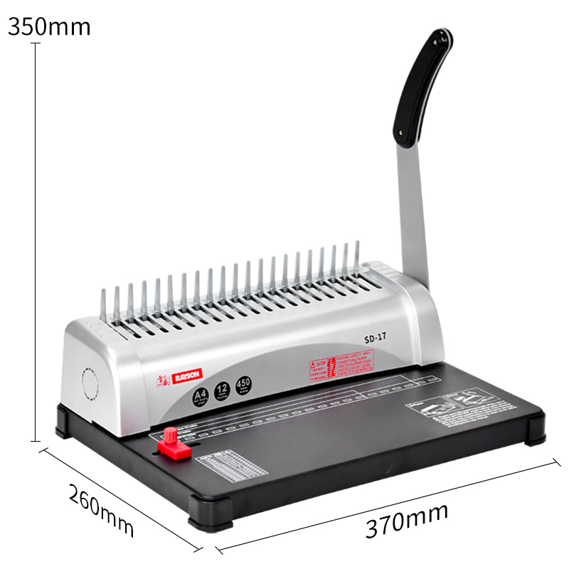 Factory Comb Binder SD-17 A3A4 - đánh giá và giá Binding Machine Comb