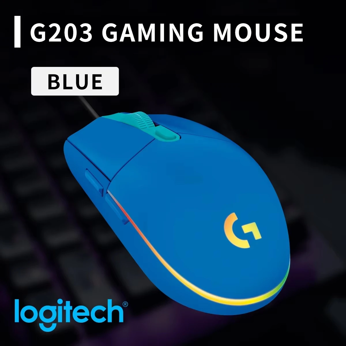 Logitech G203 Wired Gaming Mou - đánh giá và giá Logitech Mouse G203