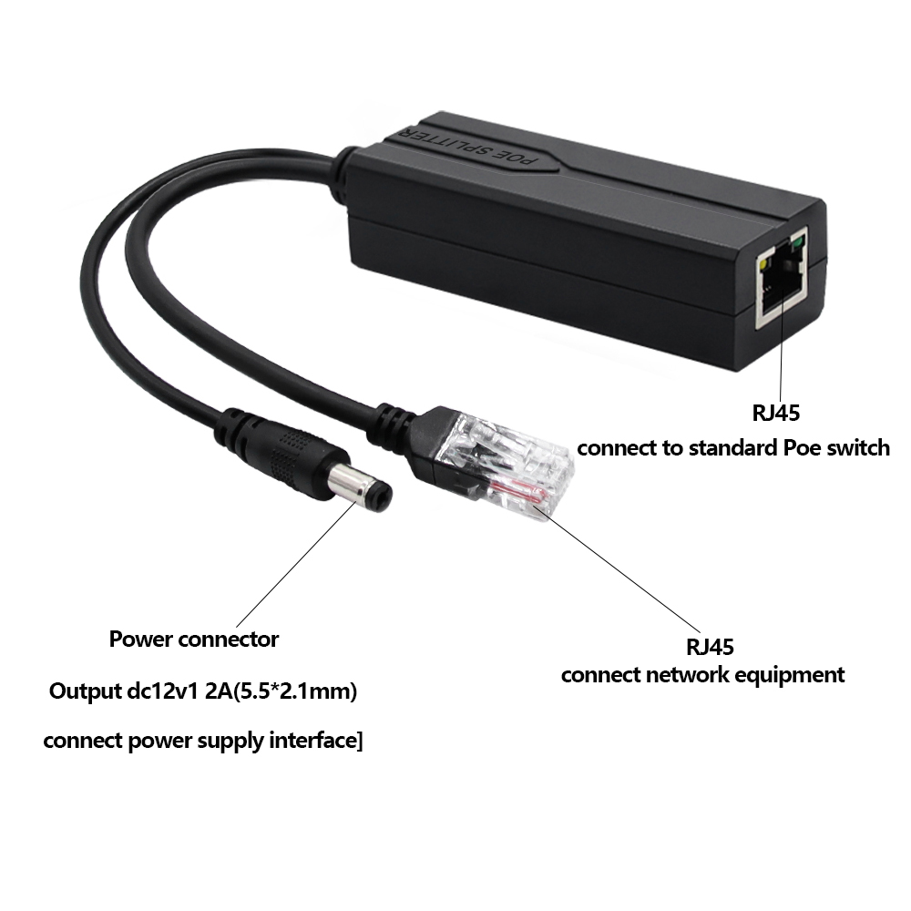 POE Splitter 48V to 12V/5V IEE - đánh giá và giá Power Over Ethernet