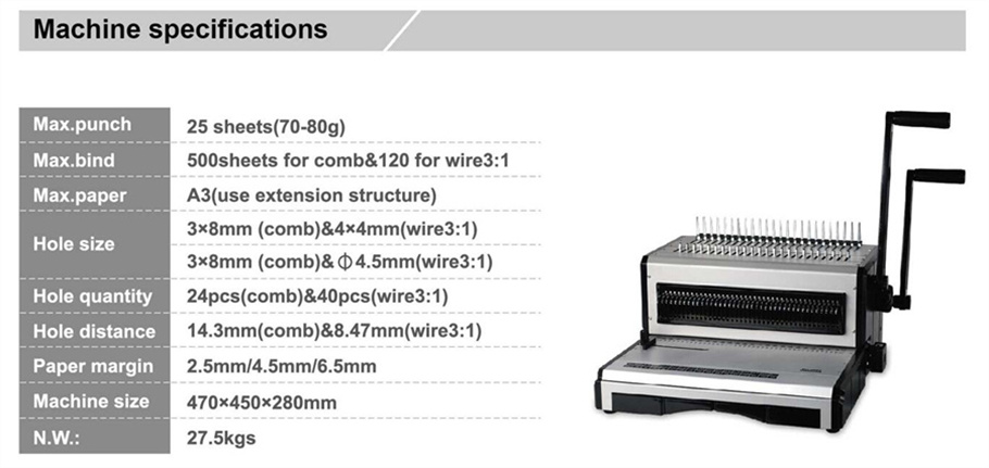 SG-ST2960 Comb and Wire Bindin - đánh giá và giá Binding Machine Comb